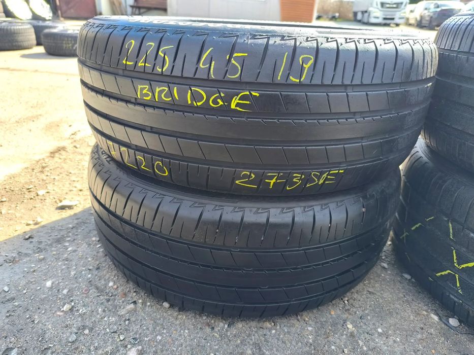 225/45R19 92W Opony Letnie Lato BRIDGESTONE TURANZA T005 A T005A 7,5mm Legnica ALU-RAD 20r.