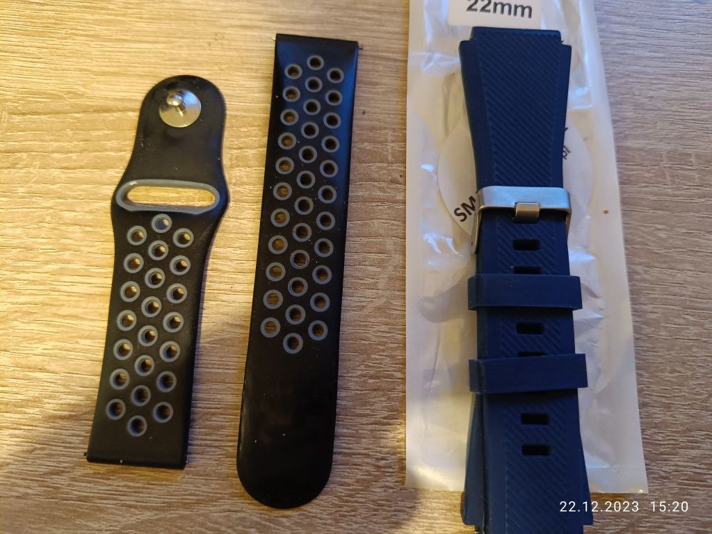 Dwa paski 22mm do zegarka Xiaomi Huawei watch