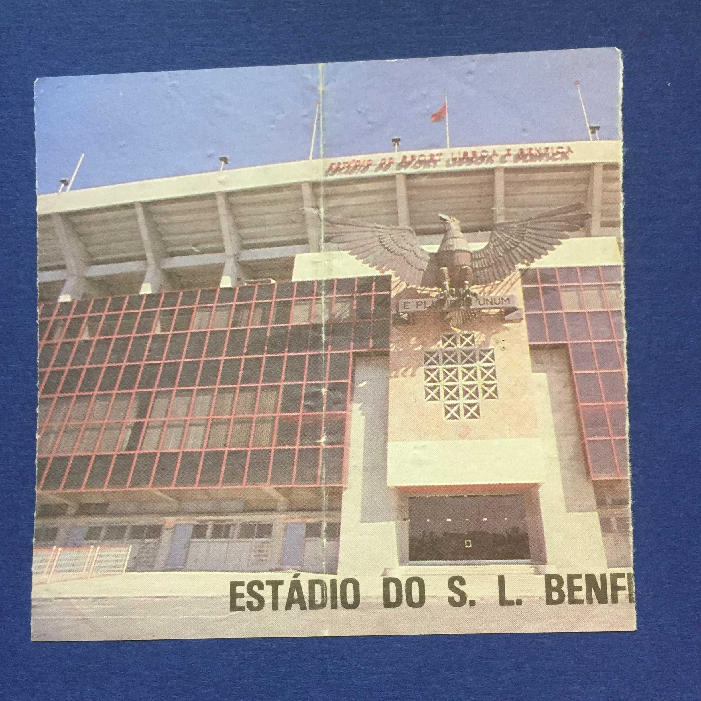 Bilhete Futebol 1988 TAÇA UEFA, S. L. BENFICA vs R. F. C. LIEGEOIS