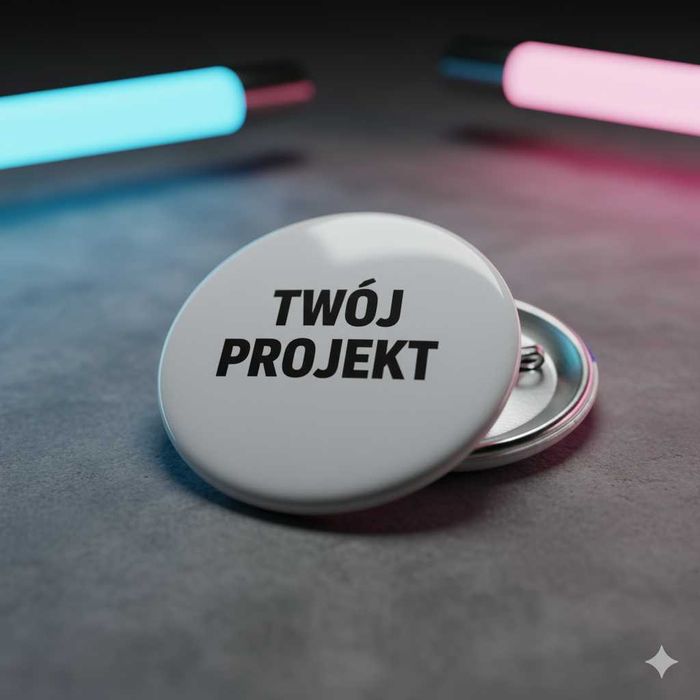 Przypinki/Buttony PROJEKT GRATIS