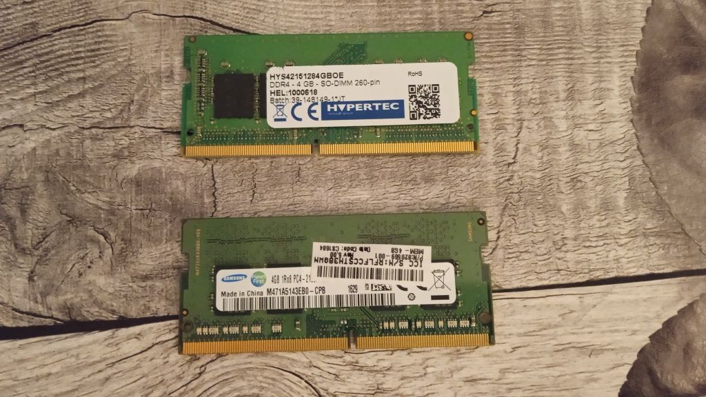 Pamiec Ram DDR4-8Gb(4+4Gb) do laptopa
