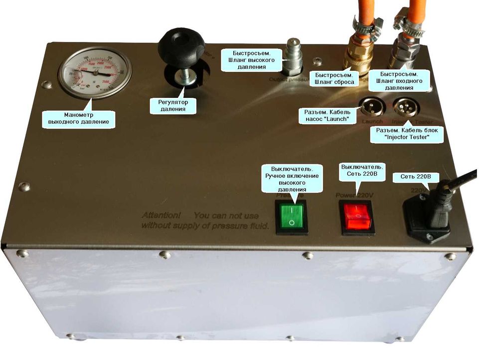 SVD Станція Високого Тиску для стенд перевірки інжекторів форсунок