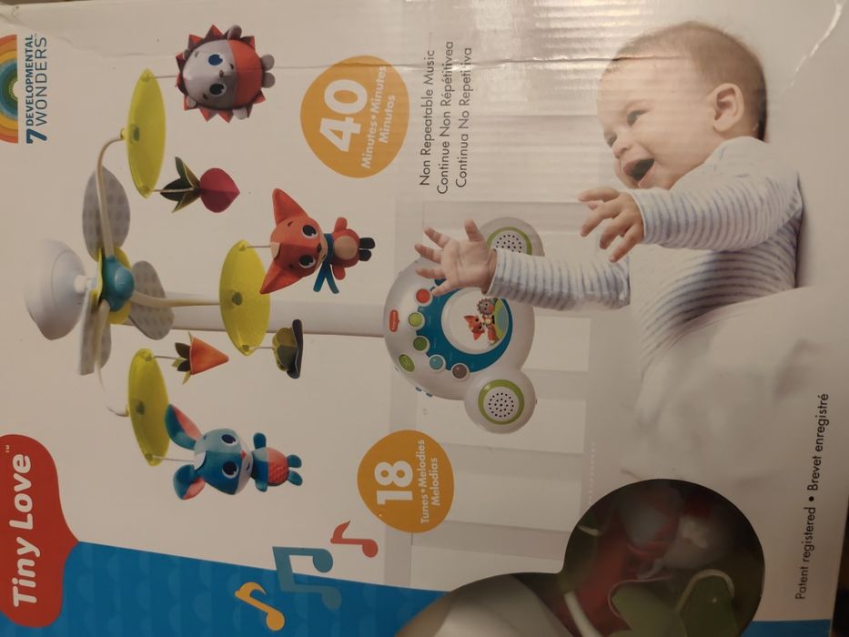 Многофункциональный музыкальный мобиль Веселая лужайка,