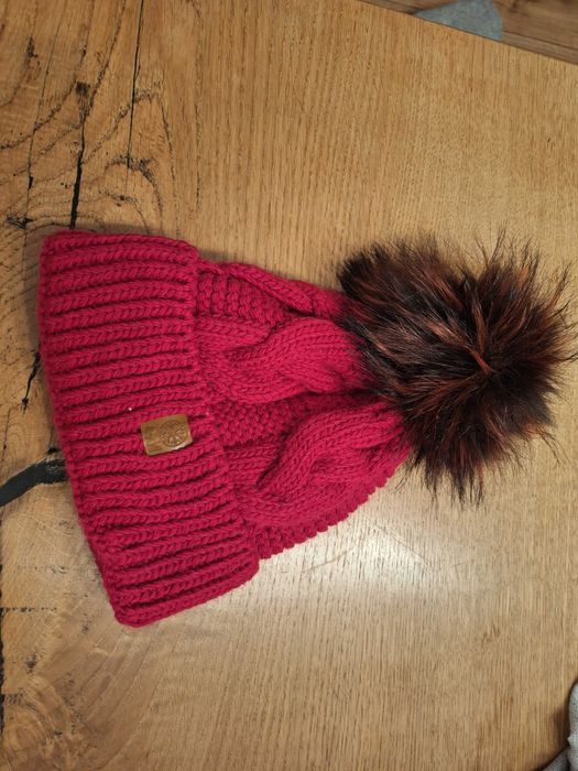 Czapka zimowa czerwona ciepła
