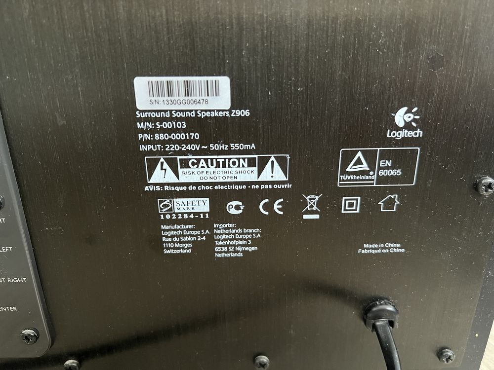 Głośniki Logitech z906