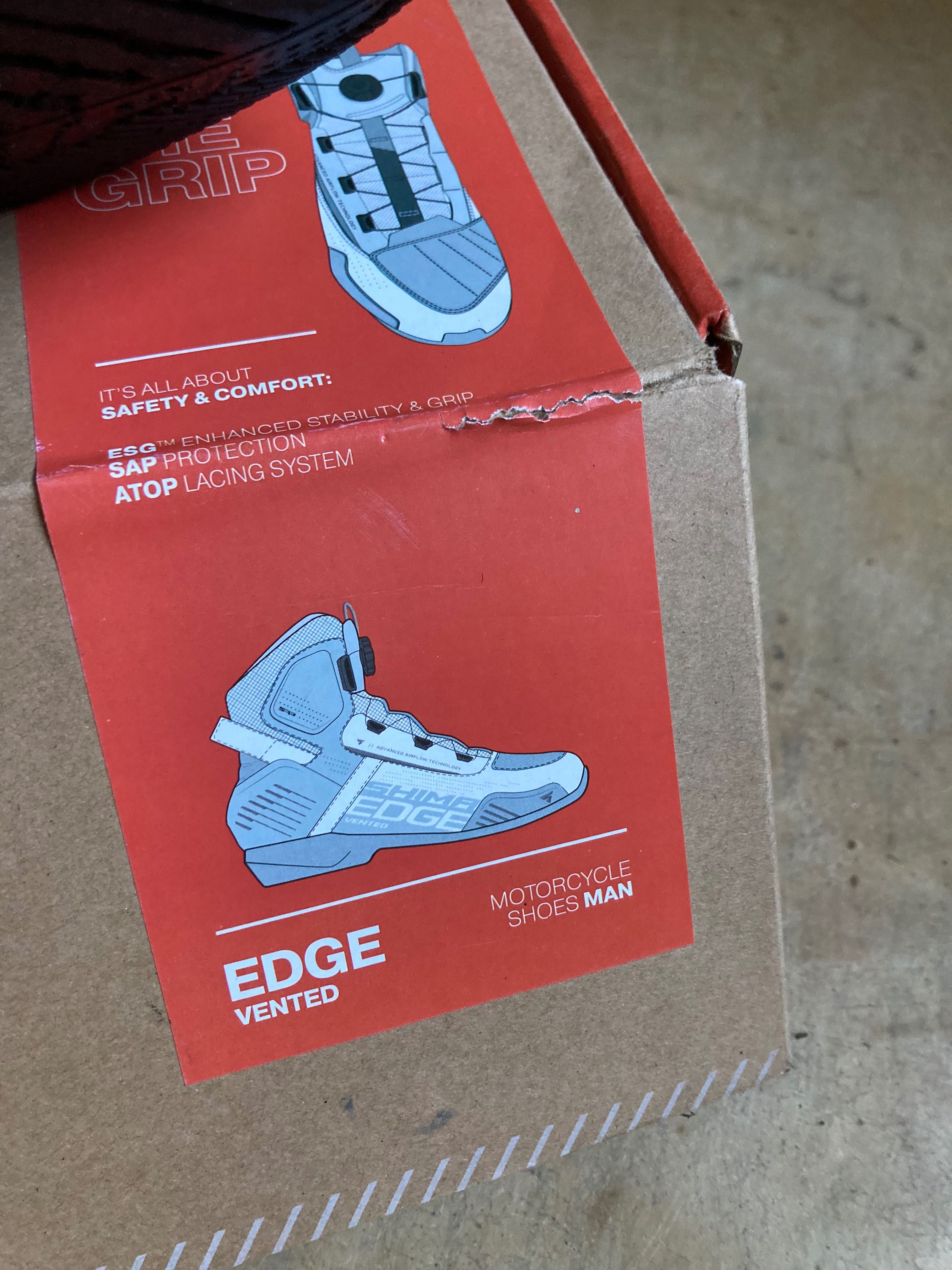 Buty motocyklowe krótkie Shima Edge Vent Men khaki zielony