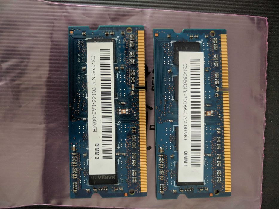 Pamięć DDR3 Nanya 2GB PC3-1333GHz do laptopa