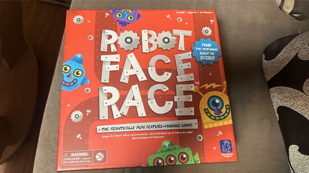 Розвиваюча настільна гра Robot Face Race