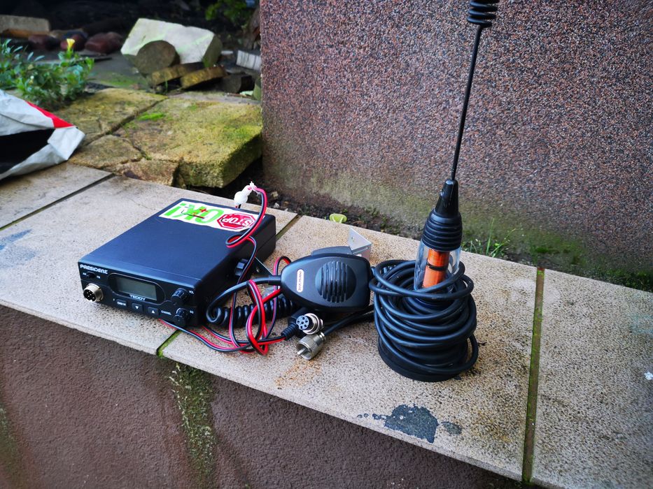 Radio CB President TEDY zestaw razem z anteną