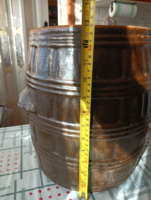 Garnek naczynie kamienne do kiszenia wys. 33 cm/średnica 26 cm