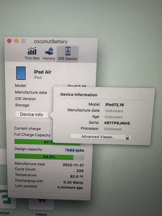 iPad Air 5 M1 10.9 64Gb Wi-Fi