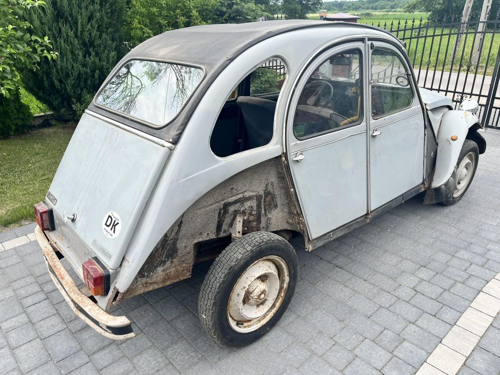 Citroen 2CV 1986 Benzyna Zabytek Projekt