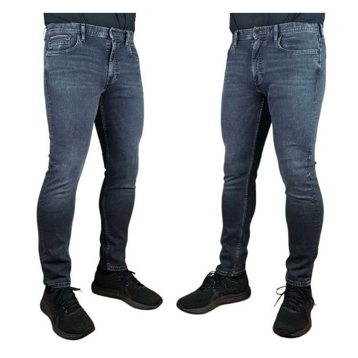Męskie jeansy Tommy Hilfiger Houston -Slim szare nowe oryg. - W34/L30