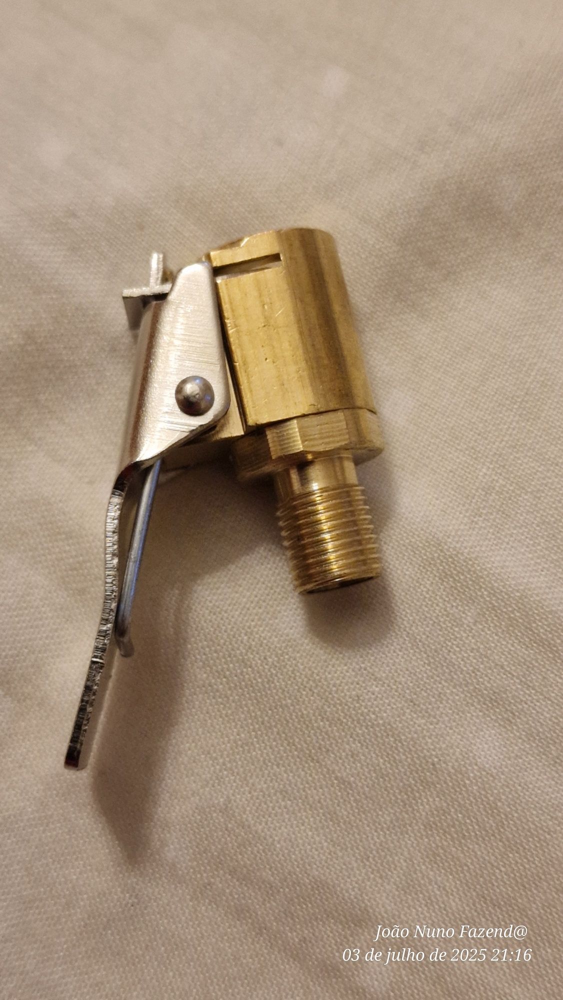 Adaptador válvula pneu