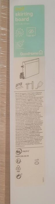 Sprzedam nowe listwy przypodłogowe białe mdf 8cm