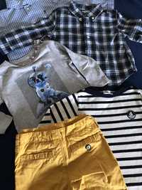 Camisas, sweat, camisola & calça (12 meses)