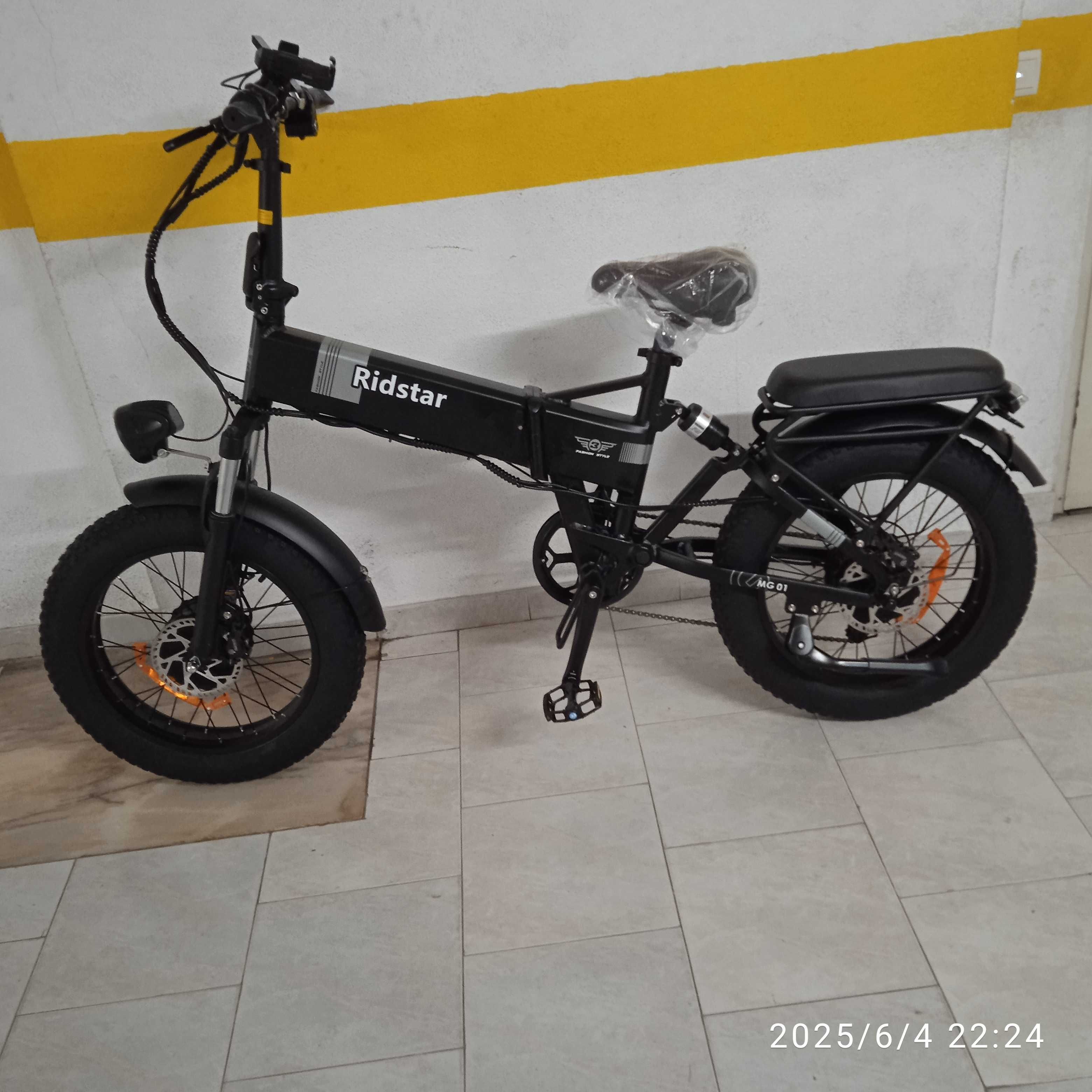 Bicicleta elétrica Nova, 2 motores, 2000 W, 23 Ah. 0 Km.