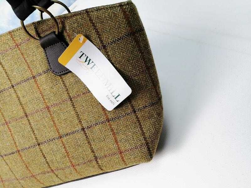 Новая твидовая большая сумка британского бренда Tweedmill