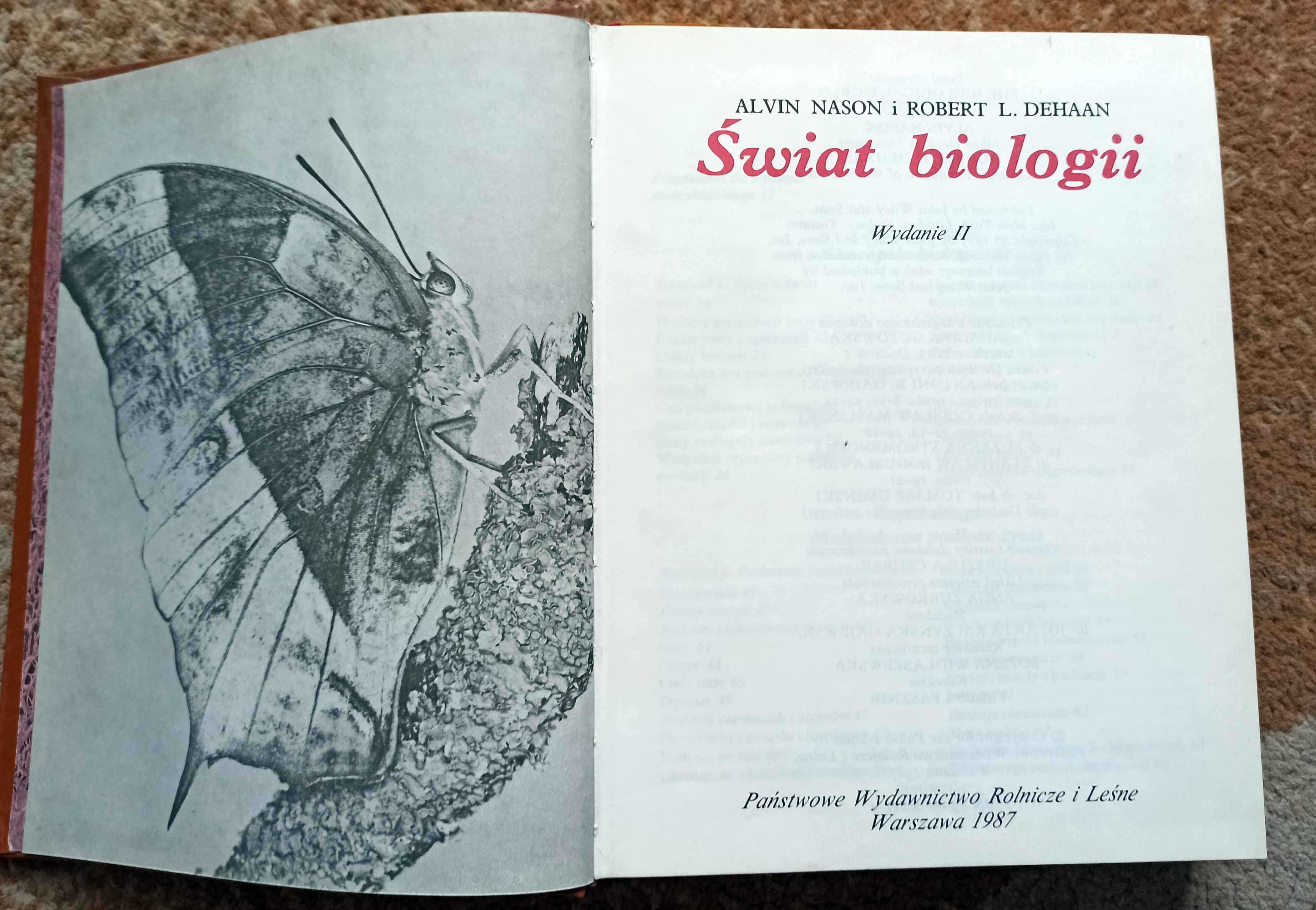 Świat biologii
Alvin Nanson i Robert L. Dehaan