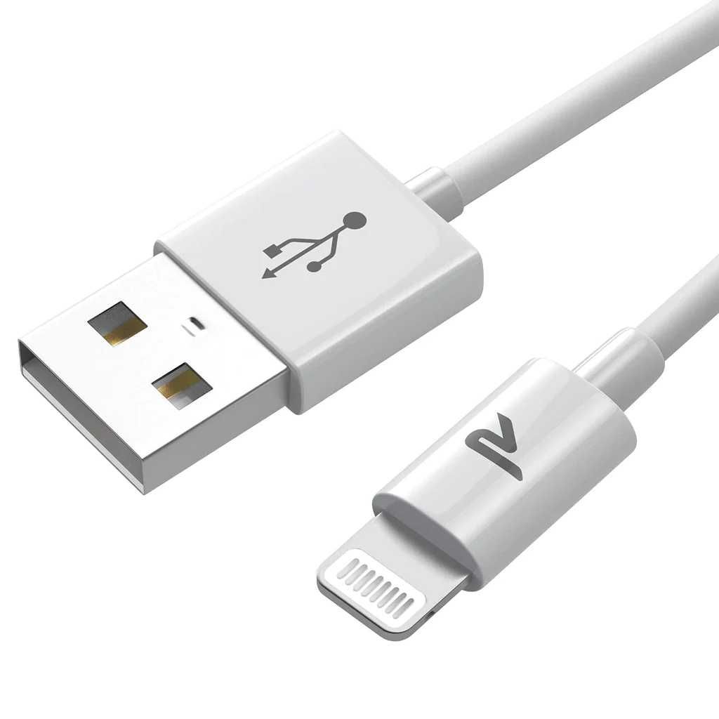 RAMPOW Kabel do ładowania lightning - certyfikat Apple MFi [1m]