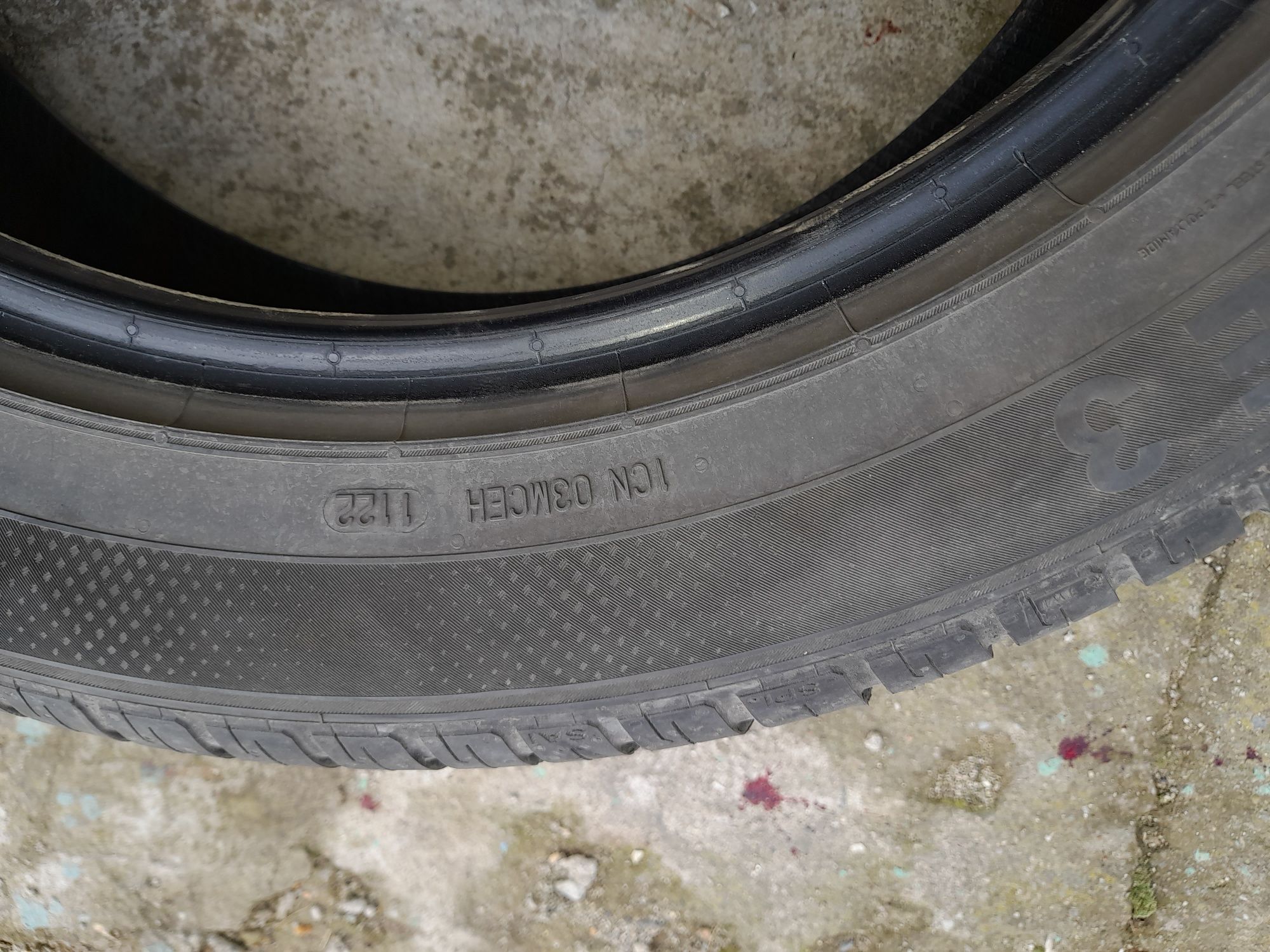 Używane opony letnie Semperit 225/55 R19 z 2022bardzo dobrym stanie