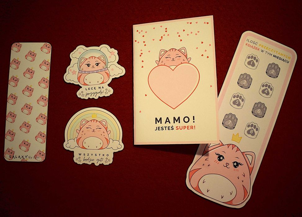 Duży zestaw do napojów , seria z kotkiem + dużo nowych gratisów