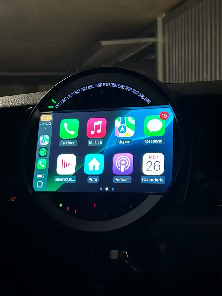 Radio Mini Cooper 2006/2015 carplay Bluethoot Android Auto