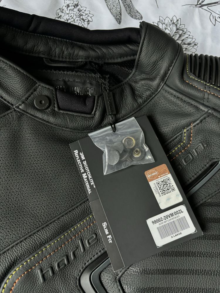 Harley-Davidson Watt Slim Fit Leather Jacket