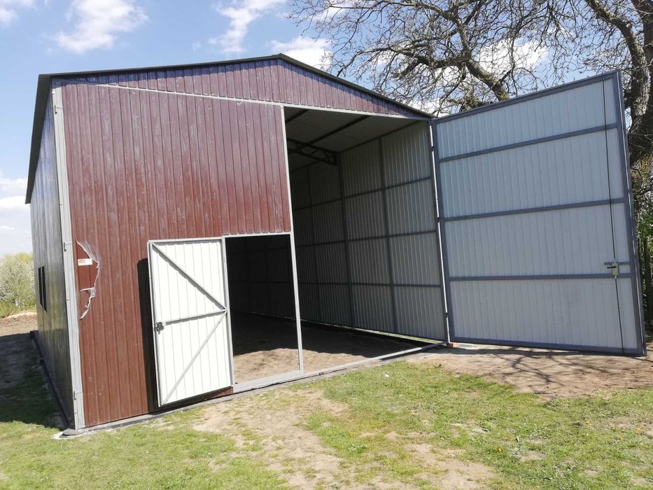 Garaż Blaszany WYSOKI /Wiata Rolnicza/Magazyn/Wiata Stalowa  - ESSTAL*