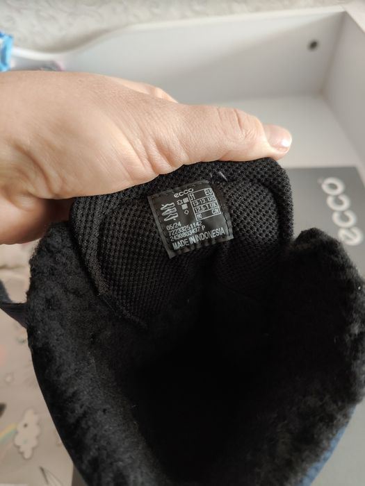 Дитячі зимові черевики ecco 30,31 розмір