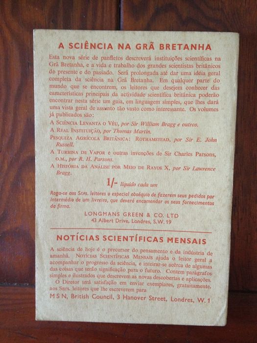 Sir William Bragg e outros - A sciência levanta o véu