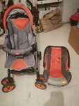 Conjunto carrinho + ovo de bebé em bom estado