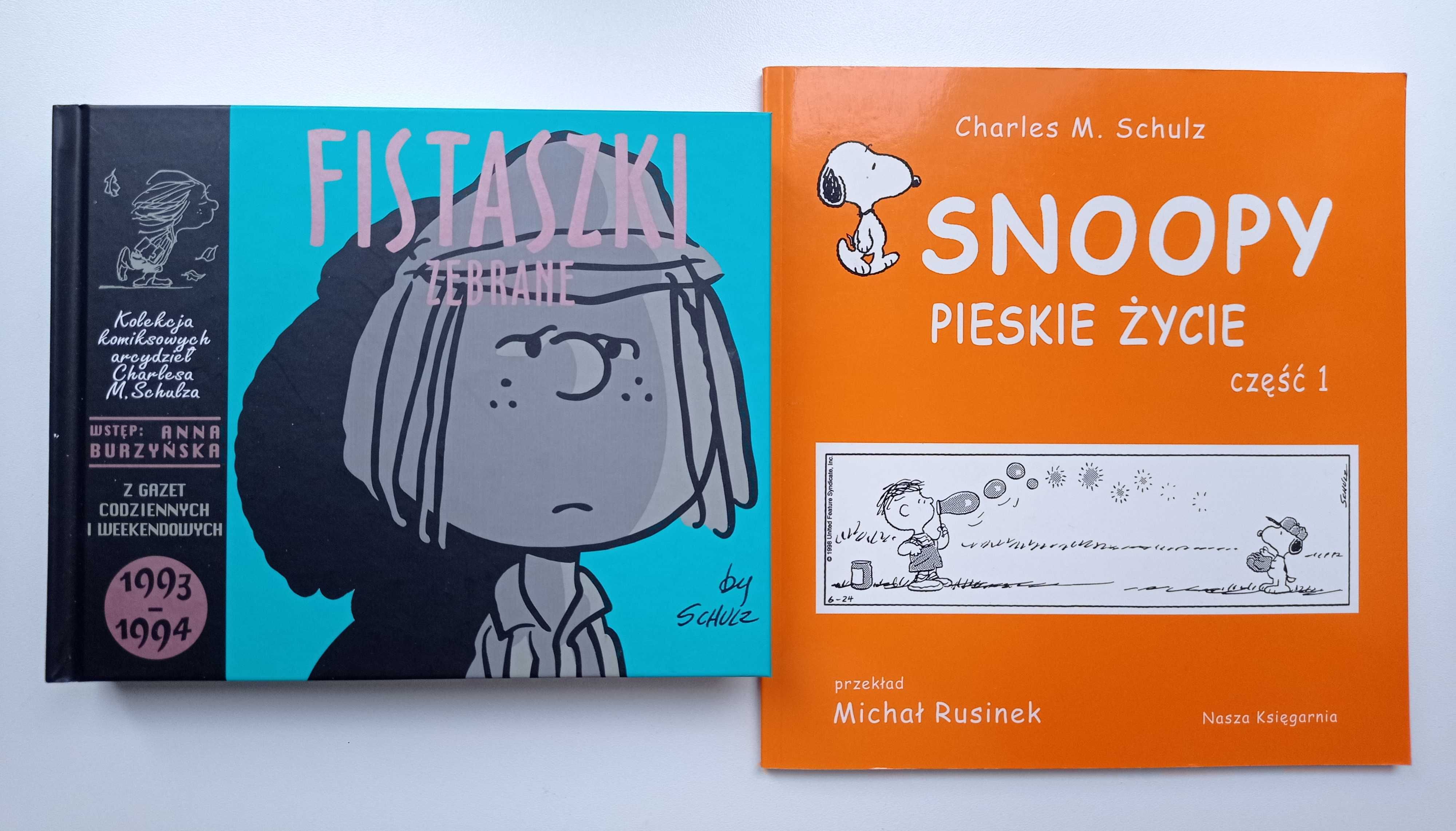Fistaszki zebrane 1993 + Snoopy Pieskie życie część 1 Nasza Księgarnia