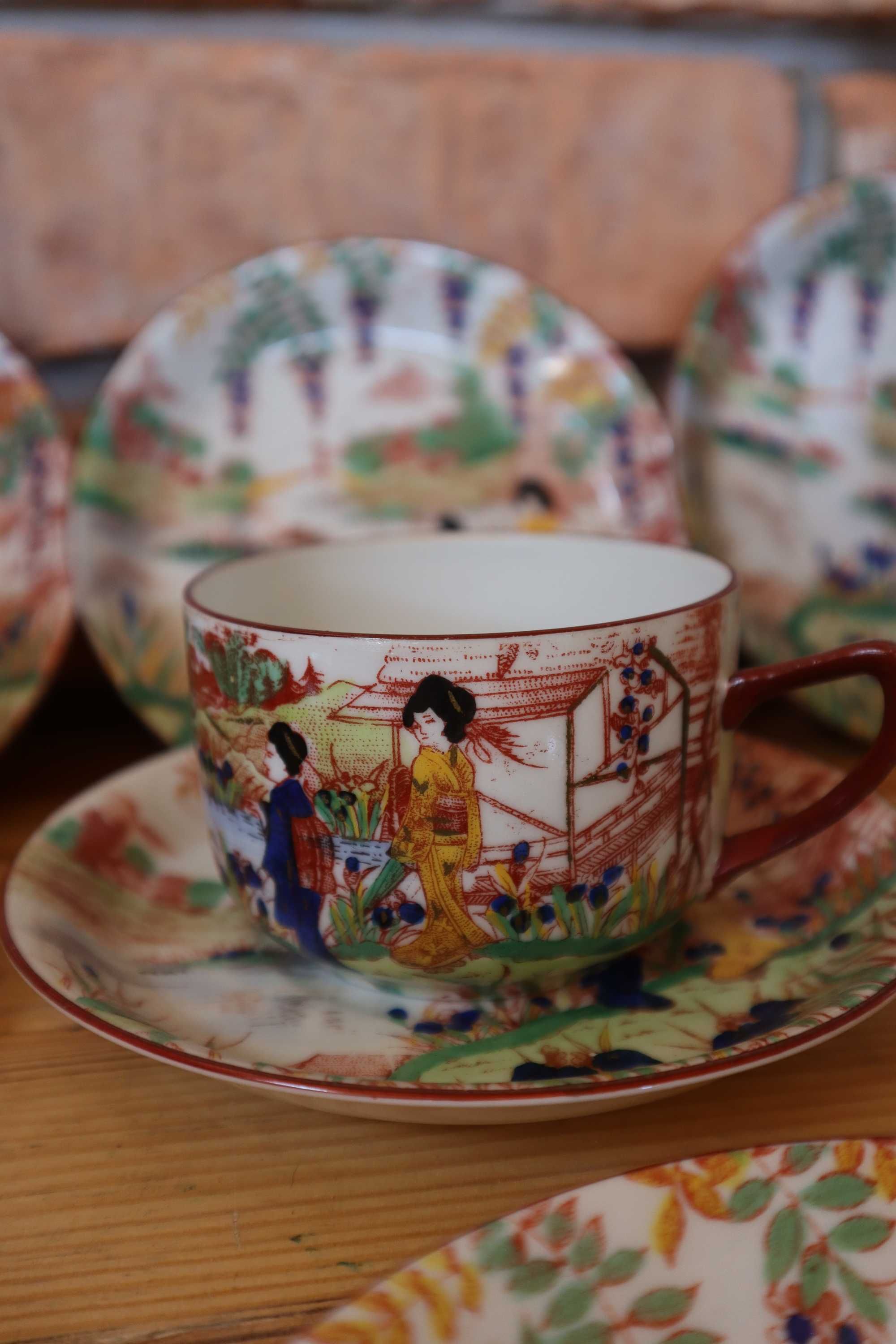 Serwis antyczny Victoria  w stylu Chinoiserie z lat 1884/32 b042302