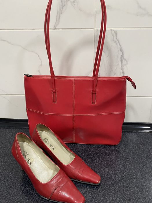 Conjunto carteira e sapatos