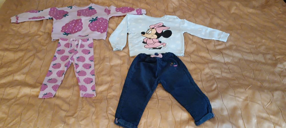 Ubranka firmowe na  1,5-2 lata dla dziewczynki