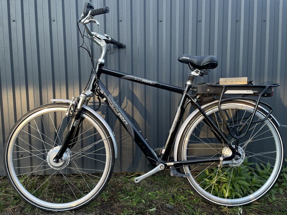 Ручка газу! Електро-велосипед Union на планетарці nexus 8