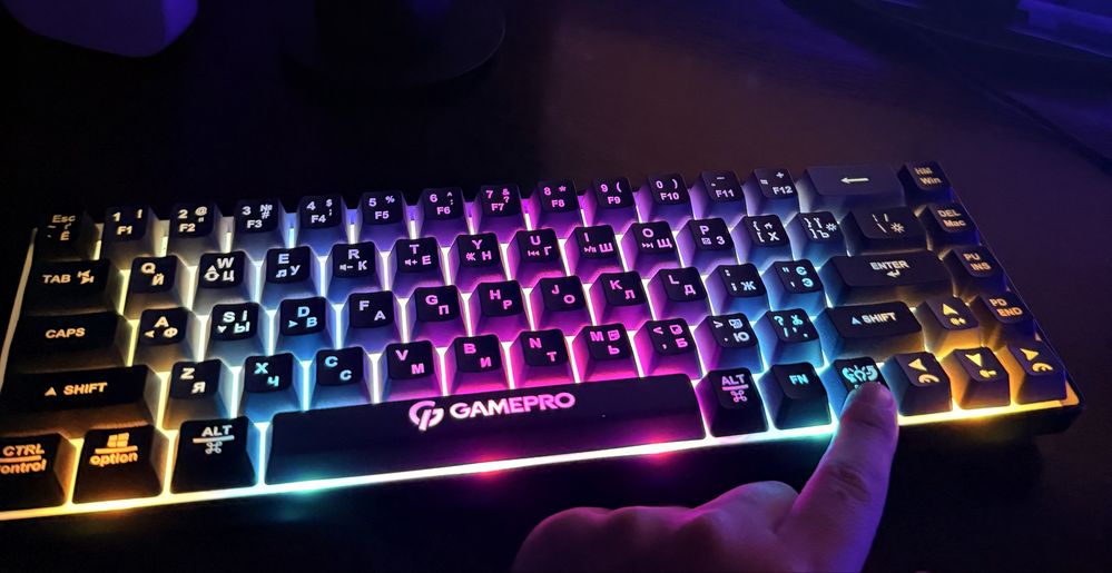 Клавіатура бездротова GamePro GK935 Wireless Black