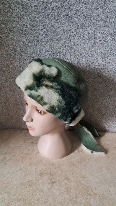 Шапка женская Dogan зимняя натуральная кожа мех