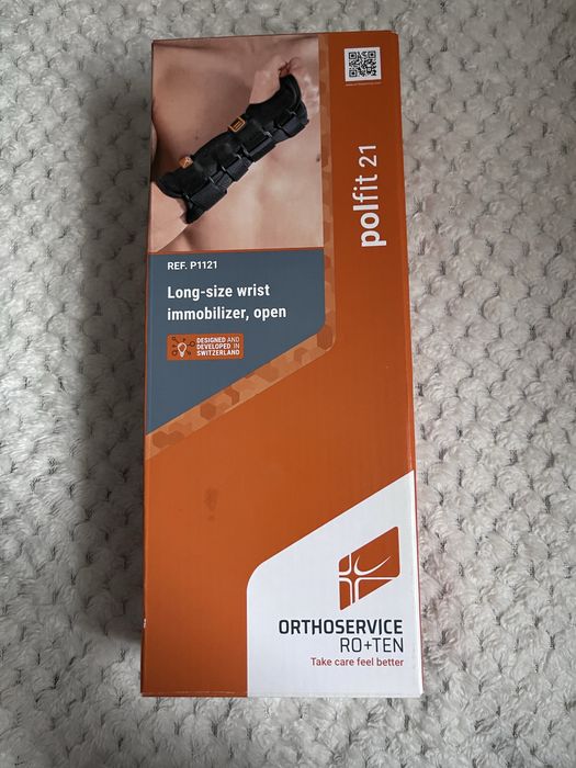 Orthoservice orteza na nadgarstek dluga otwarta