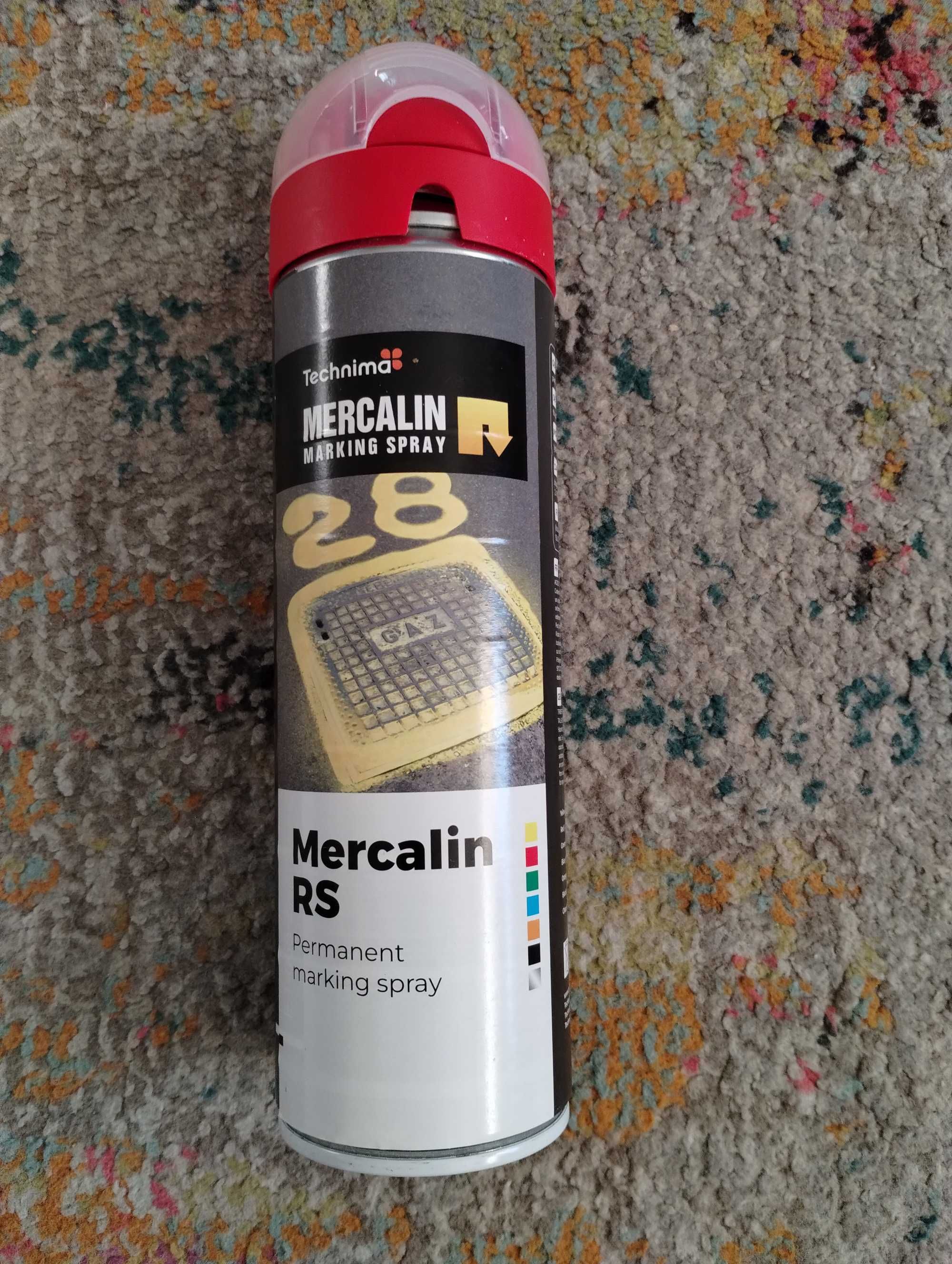 spray Marcalin, geodezyjny, czerwony