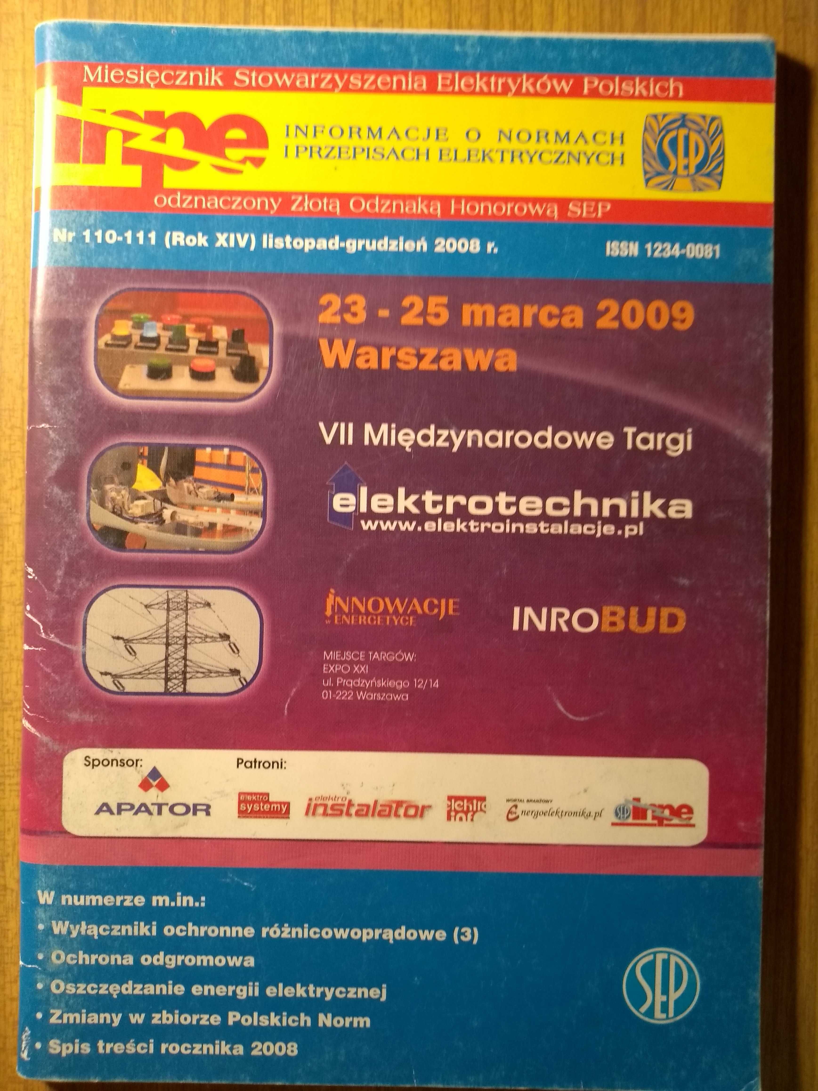 Miesięcznik INPE Nr 110-111 z 2008 r.