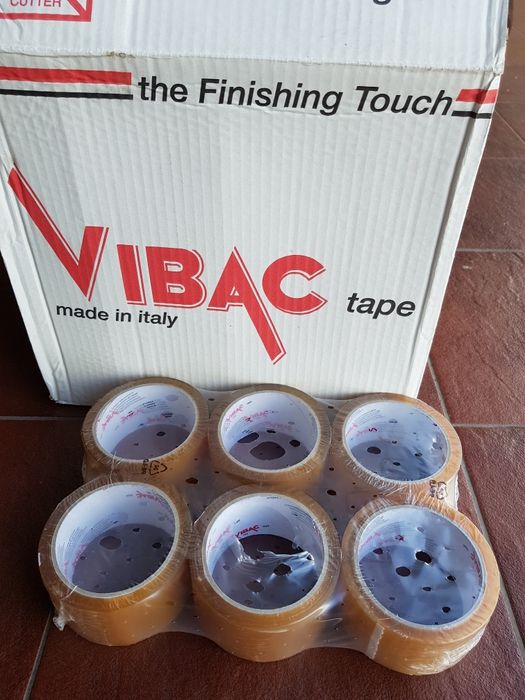 Taśma pakowa klejąca transparent 48x60 Vibac