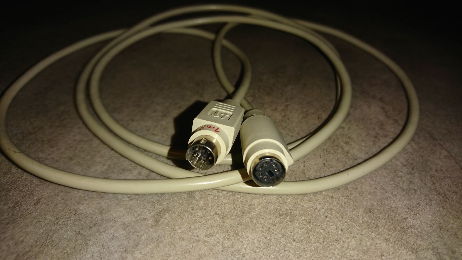 Kabel PS2, 6Pin, 1,8m, przedłużacz do myszki lub klawiatury, nowy