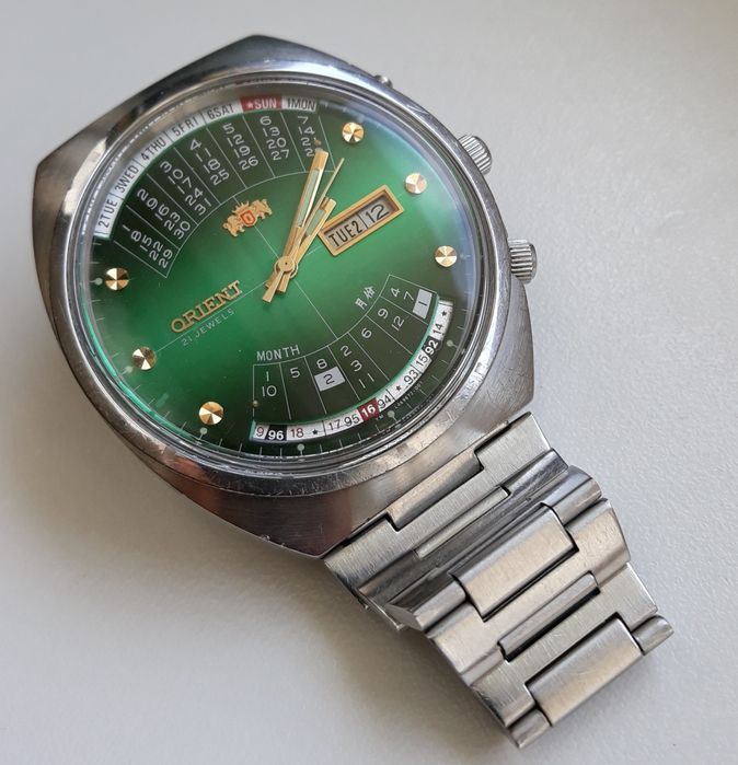 Zegarek męski Orient Patelnia, Cesarski, automatic 21 jewels