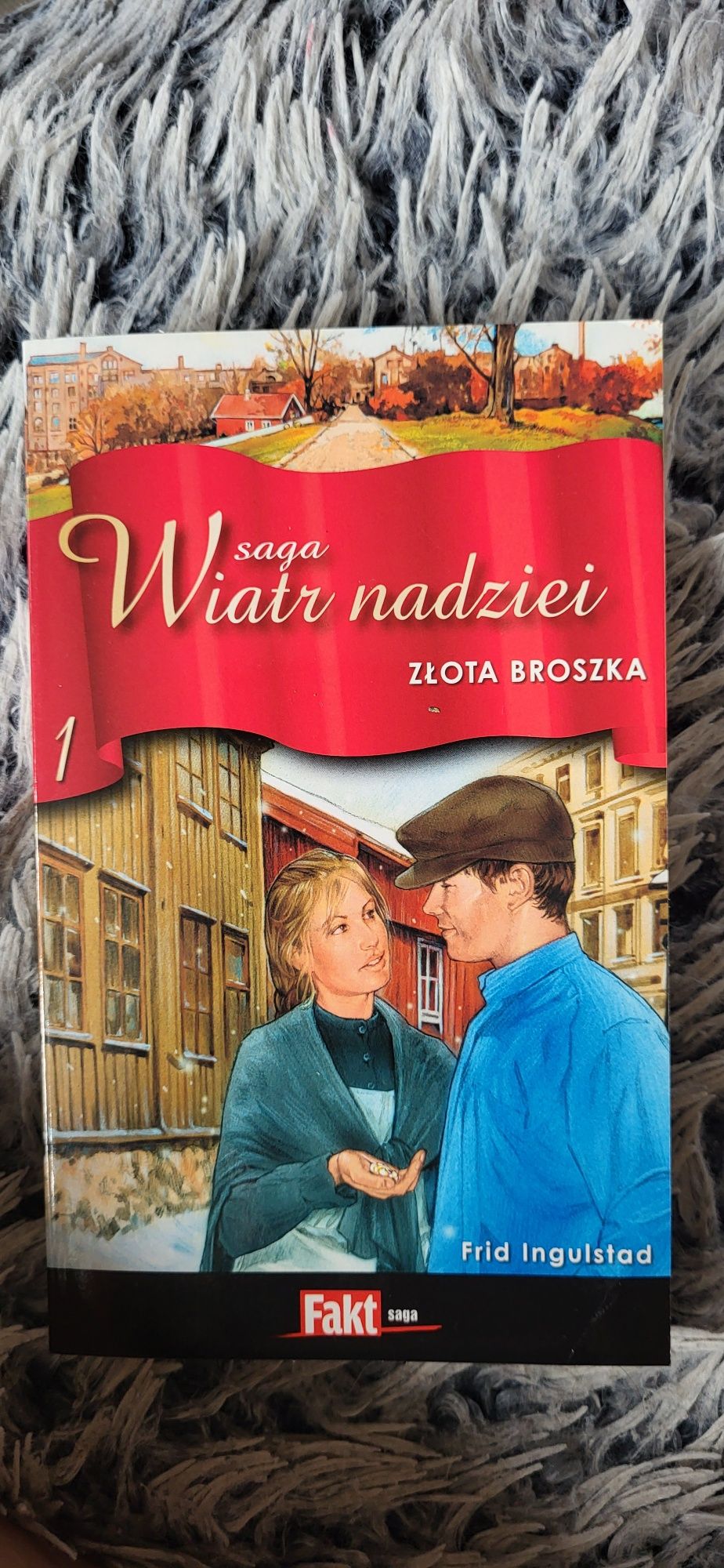 Saga wiatr nadziei złota broszka Frid Ingulstad