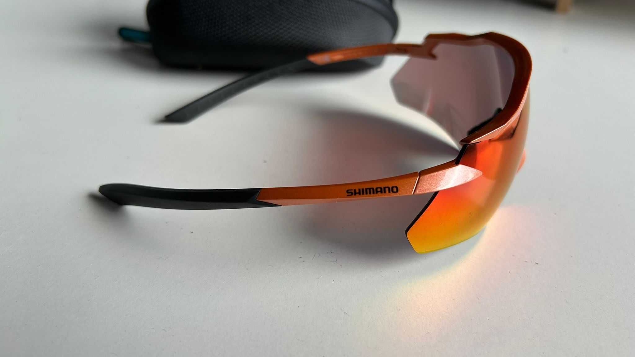 Nowe okulary kolarskie Shimano Equinox CE-EQNX4-RD