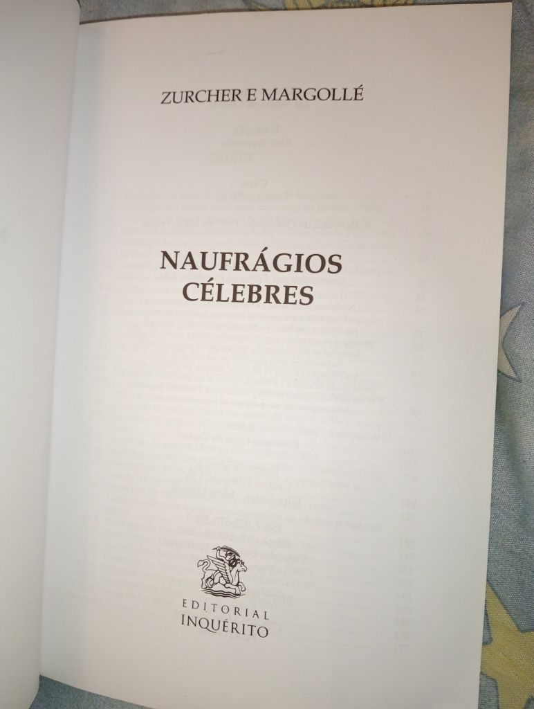 Naufrágios Célebres Zurcher e Margolle