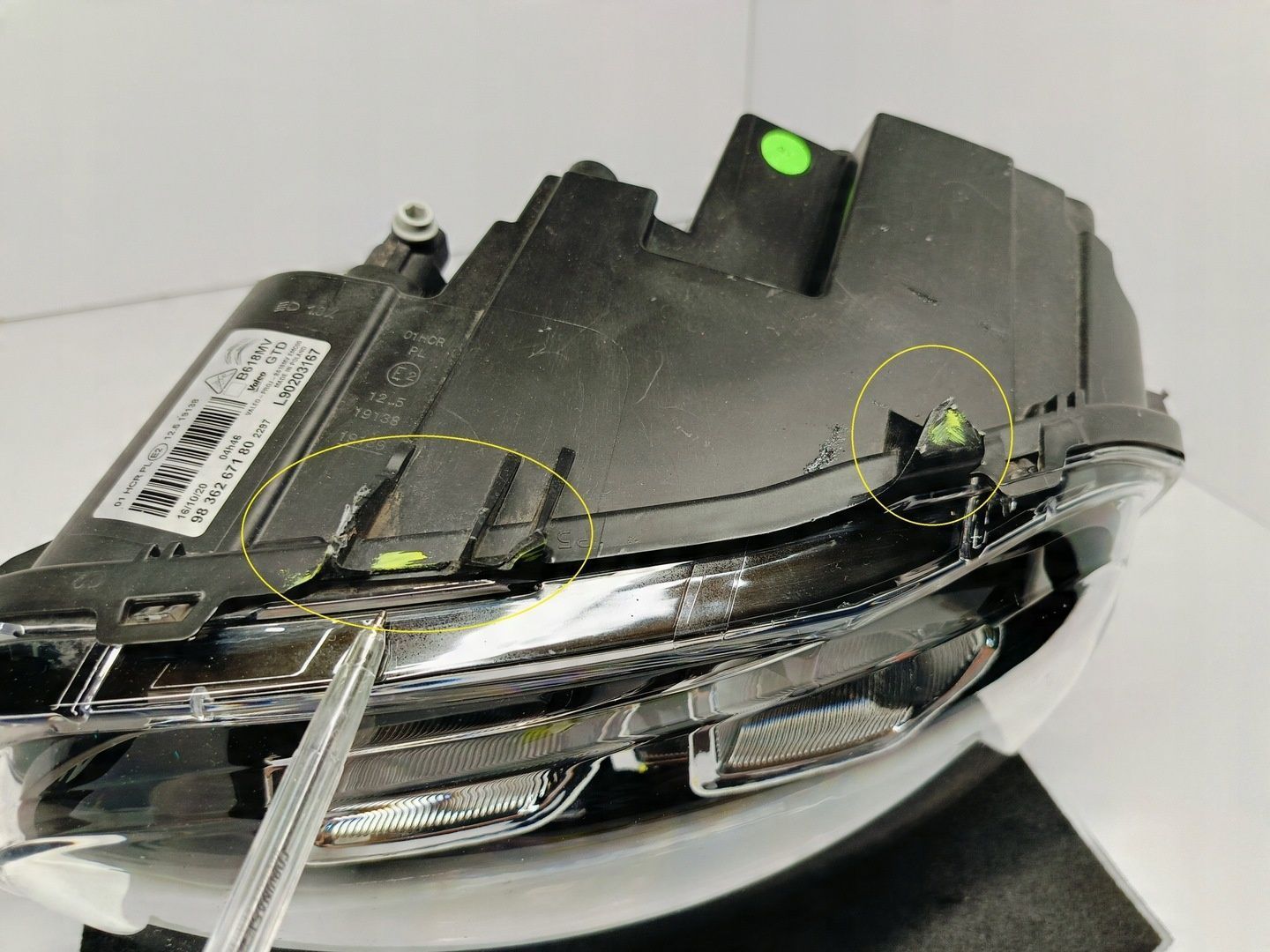 CITROEN C3 III LIFT 20- LAMPA LEWA PRZEDNIA LED VISION 9836267180