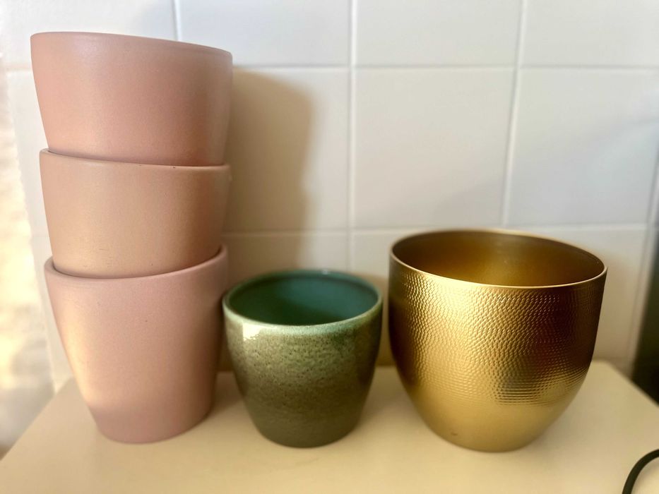 Conjunto de 5 vasos